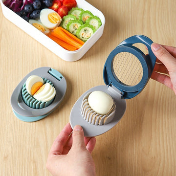 Plastic Egg & Fruit Slicer – Wire Cutting Kitchen Tool
