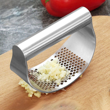 Stainless Steel Garlic Press & Manual Mincer
