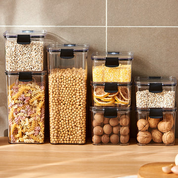 Stackable Transparent Food Storage Box – Airtight & Refrigerator Safe